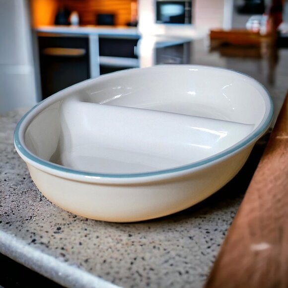 PFALTZGRAFF Vintage JUNIPER Divided Serve Plate Stonewear - Picture 2 of 4